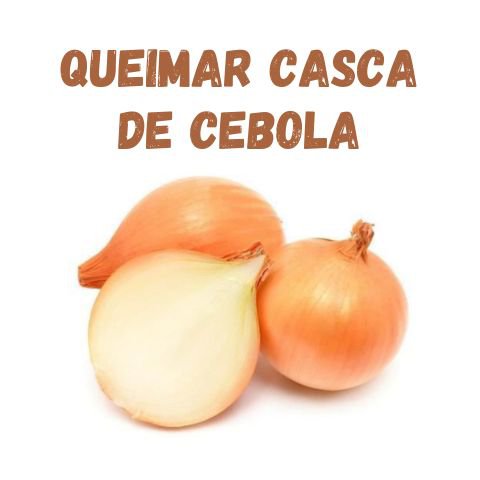 Queimar casca de Cebola